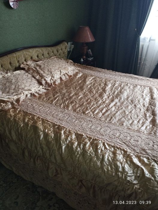 Продам комплект, шторы, тюль, покрывало