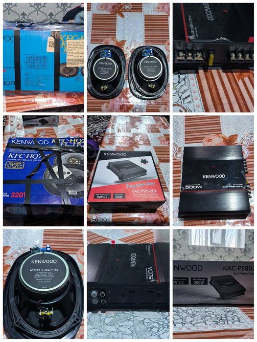 Kenwood kalonka va kenwood usilitel sotiladi