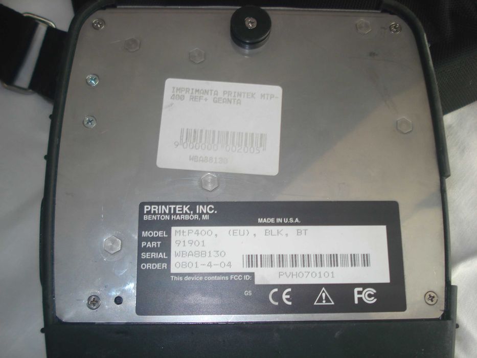 Imprimanta portabila PRINTEK MOBILE MtP400 cu acumulator si husa