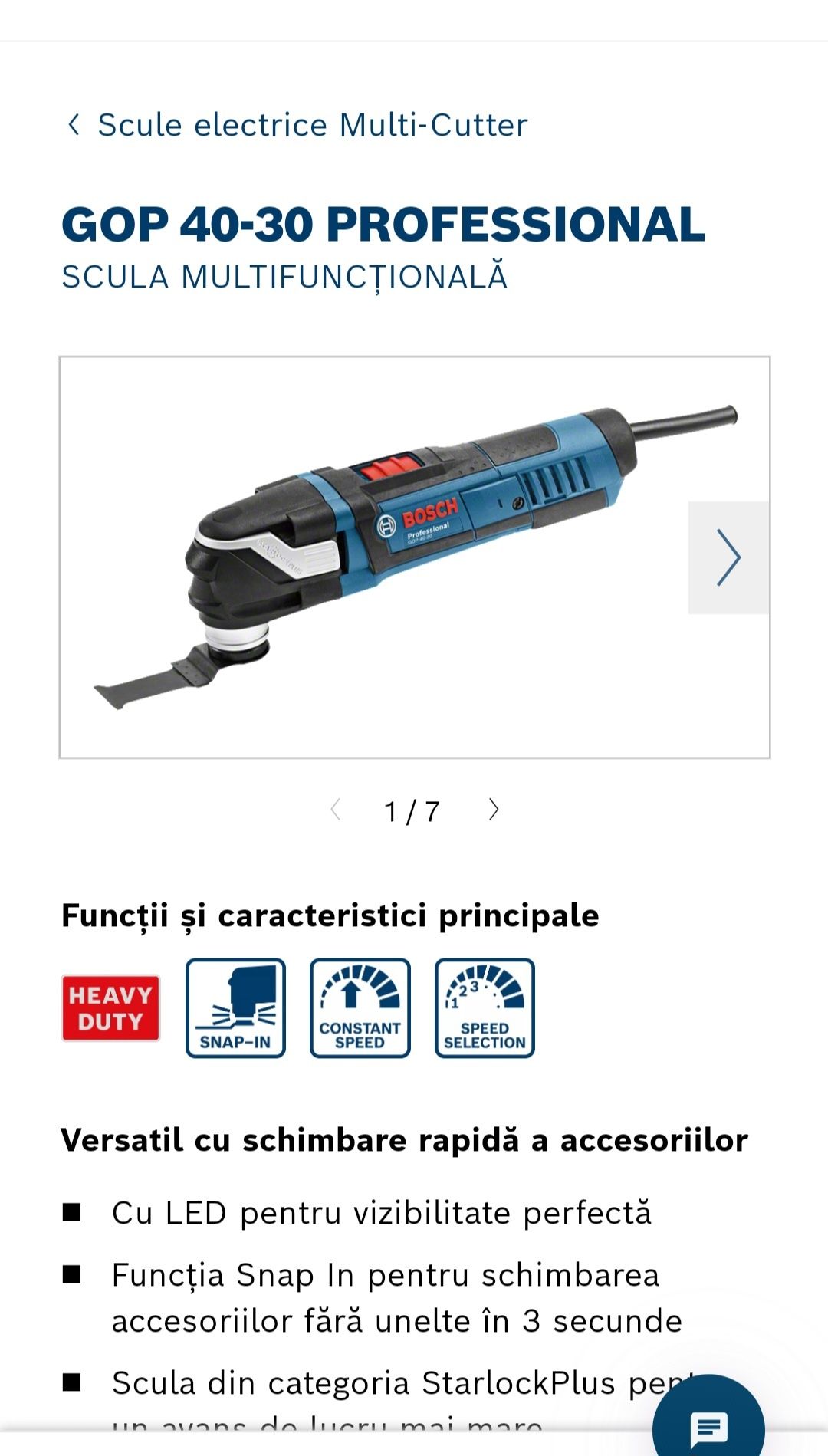 Unealtă multi-funcțională profesională