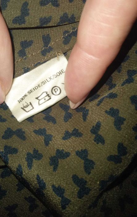 rochie vintage matase naturala