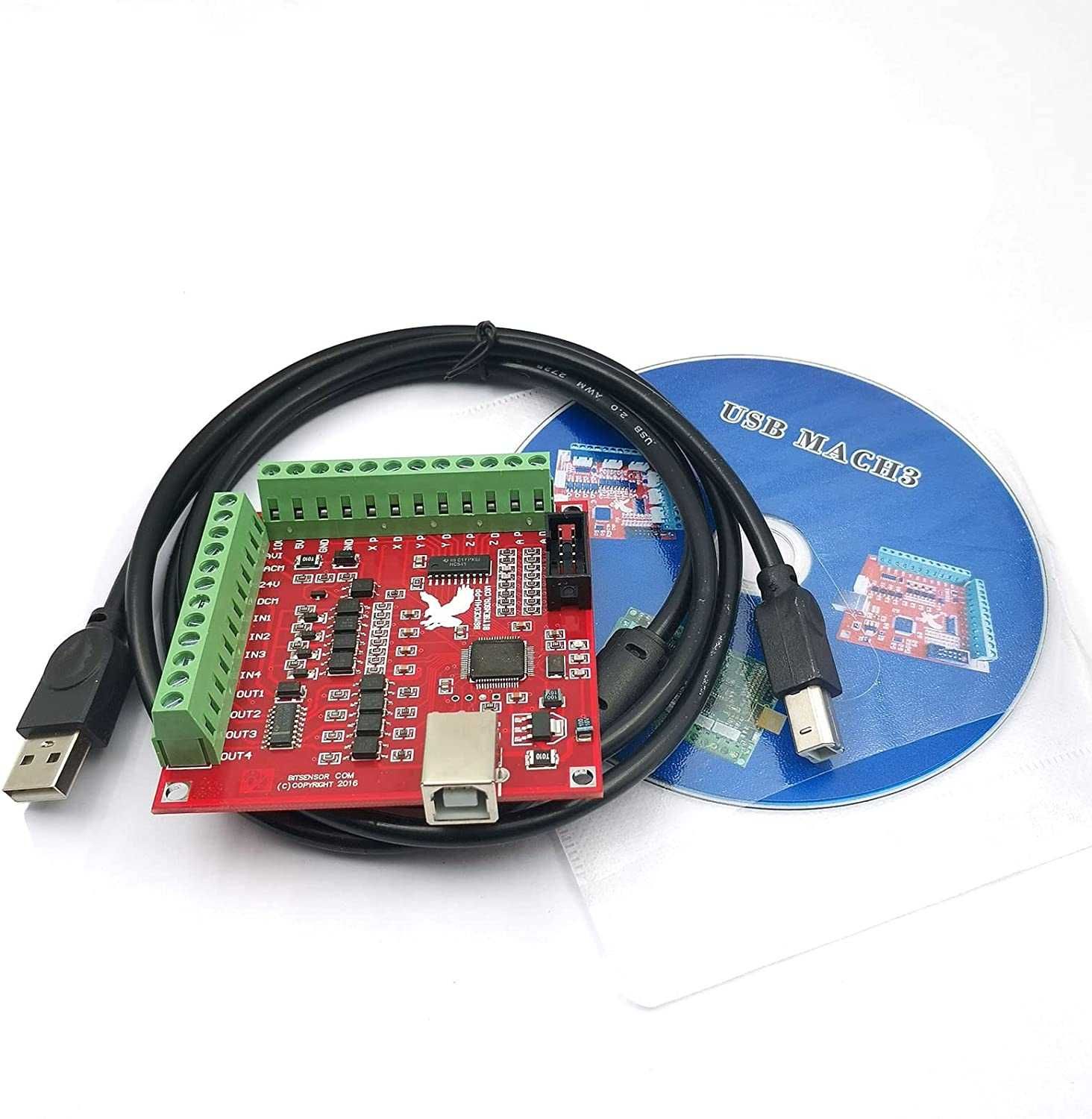 Placa interfata USB CNC Mach3 breakout board