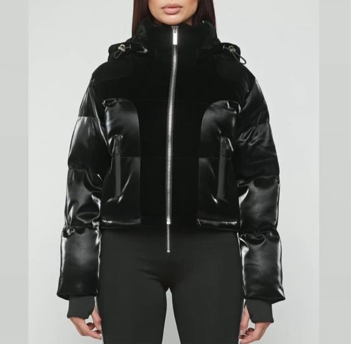 Дебело зимно яке в черно Maniere de Voir