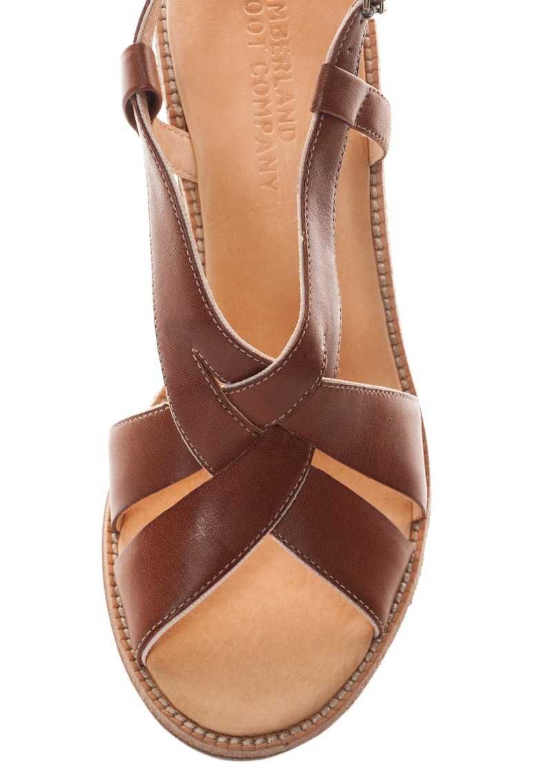 %ПРОМО% TIMBERLAND № 39½ – Дамски кожени сандали с кръстосани каишки