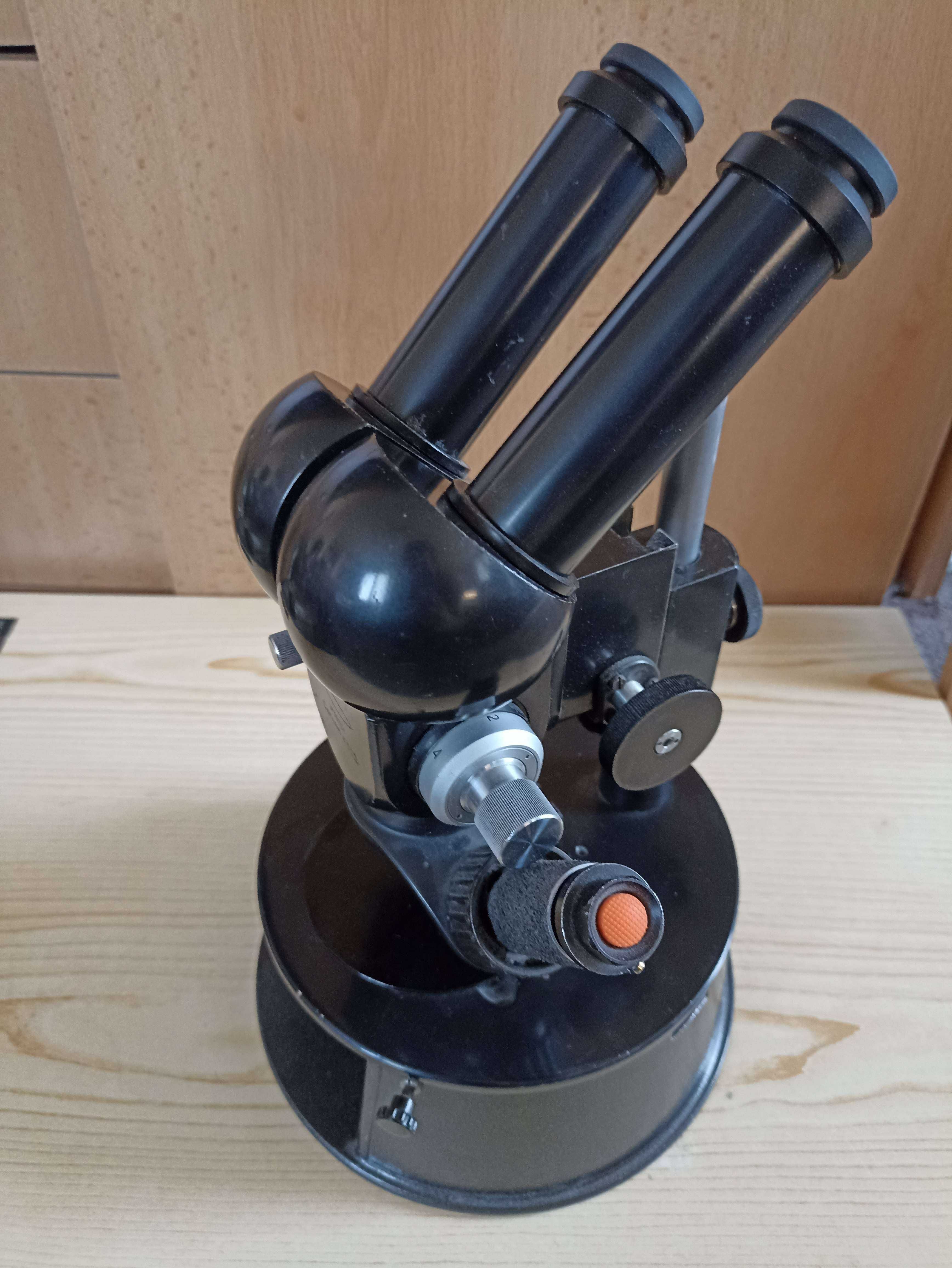 Микроскоп МБС-1 с два обектива с работно разстояние 64мм и 100мм