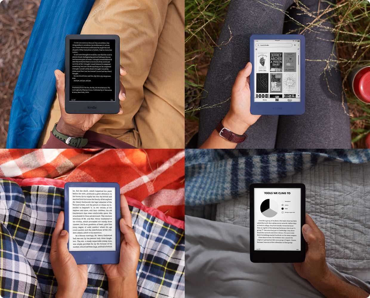 All-new Kindle-модел 2022,16Gb, четец за книги с подсветка,цветове