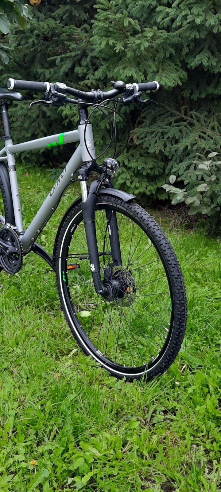 Bicicleta 28 Shimano Disc Carver Cinos 120 Dinam în butuc city