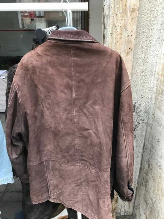 geaca de piele barbati Timberland Vintage