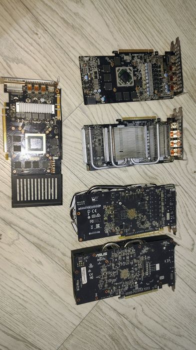 Продам на запчасти  видеокарты