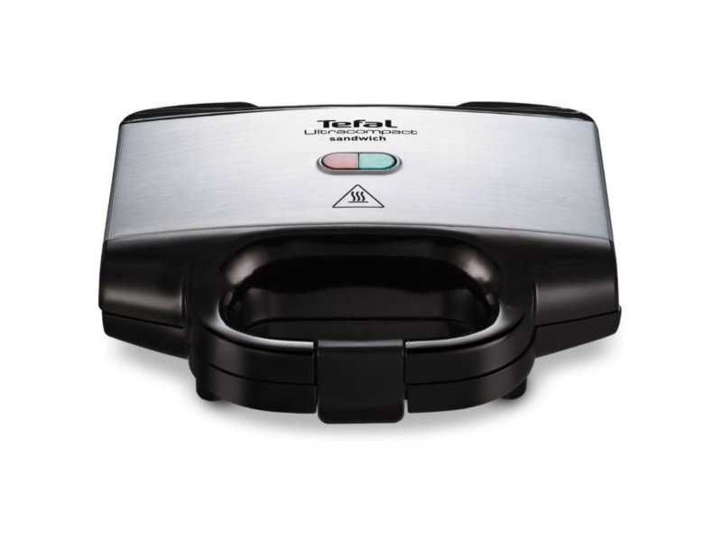 Тостер за Сандвичи с Незалепващо Покритие Tefal Ultracompact SM155212