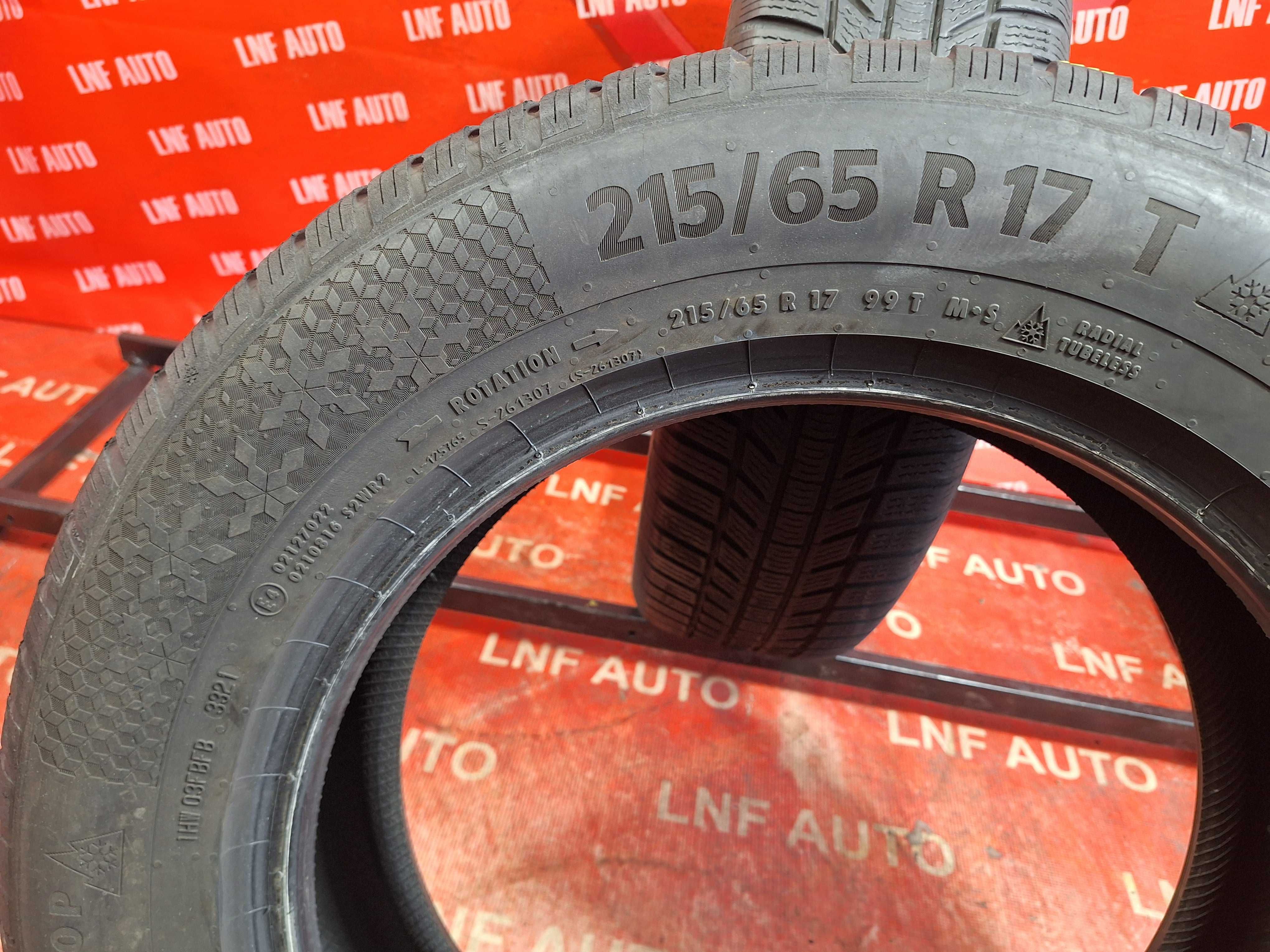 Anvelope de IARNA - 215/65/17 - Continental - 6 MM - DOT 2021 !