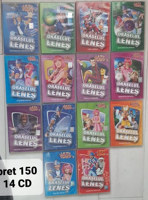 Vand CD-uri cu povesti si colectii desene animate