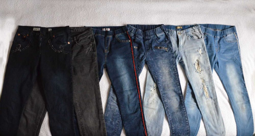 дънки за момиче , клин за момиче 10-12 години цени от 3,50 лв