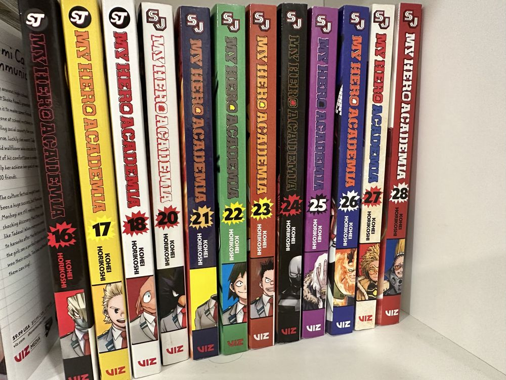 Manga ,  My Hero Academia , manga vol 1-28