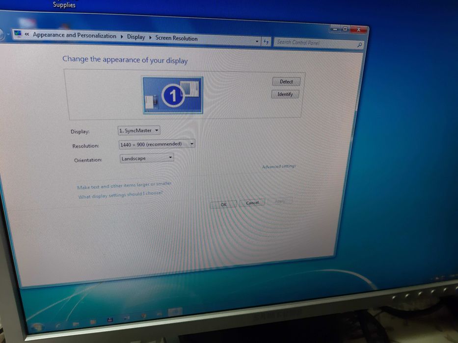 Monitor 19" Samsung Model SyncMaster 923MW