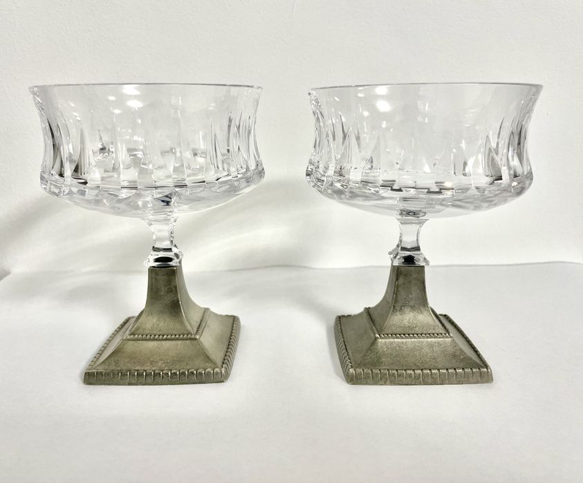 Pahare sticlă fațetată