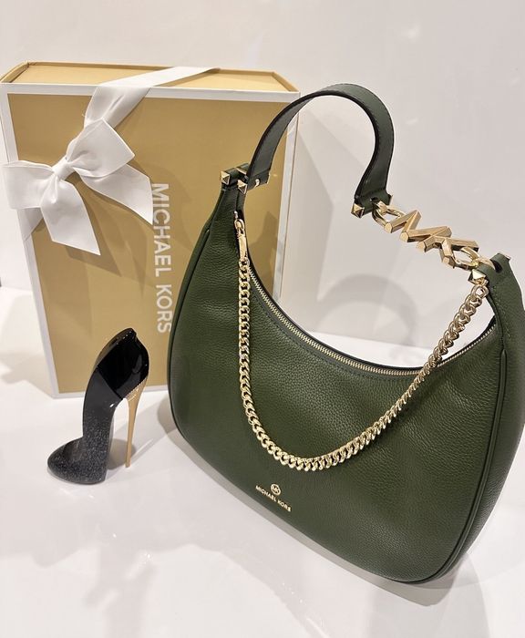 Дамска чанта Michael Kors Piper Amazon Green