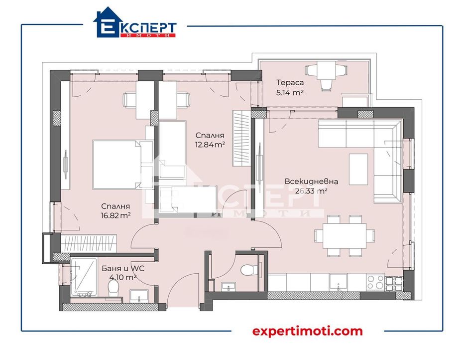 Продава се Тристаен апартамент в Пловдив, Христо Смирненски - 109 кв.м за 1272 €/кв.м - Снимка #6