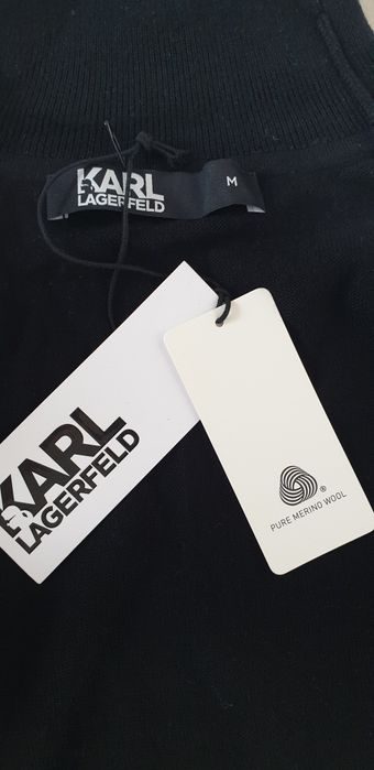 Karl Lagerfeld Merino / Wool /  M НОВО! ОРИГИНАЛ! Мъжки Пуловер Поло!