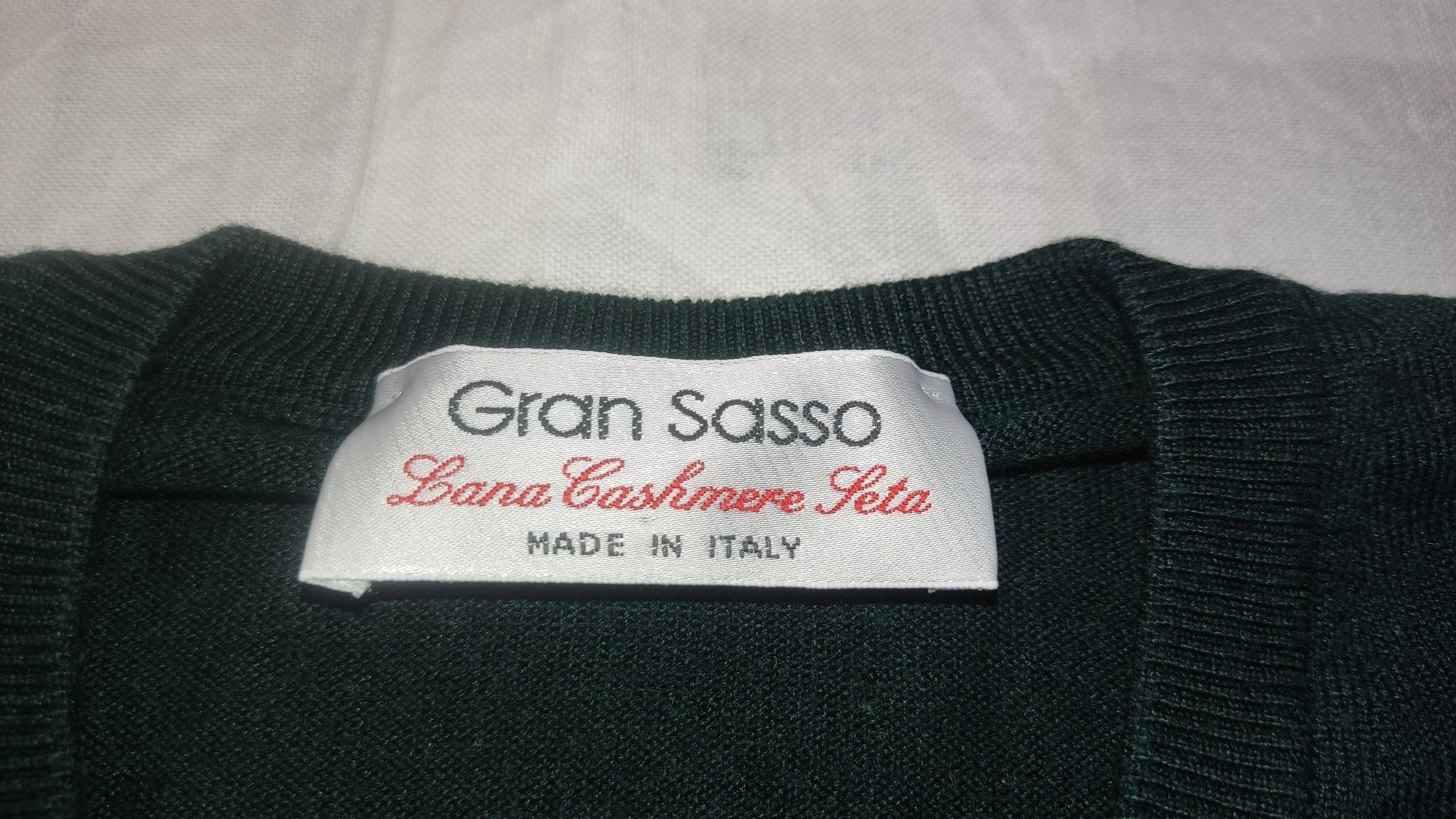 Pulover Gran Sasso Lana Cashmere Seta mărime XL lâna cașmir mătase