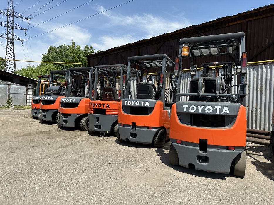 Вилочные погрузчики Toyota свеже доставлены с Японии в наличии до 2024