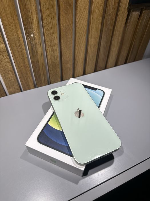 iPhone 12 128GB Mint Green - Stare foarte buna, cutie originala