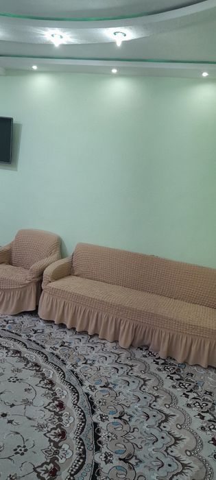 Деван, кресло, журнальный стол