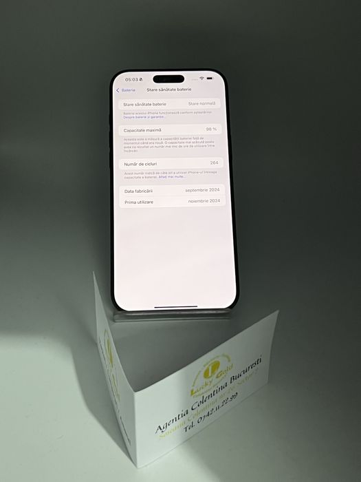 Iphone 16 pro max 256 GB / 98 baterie #47732