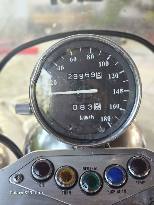Kawasaki EN500 + echipament complet (cască Airoh, geacă piele, mănuși)