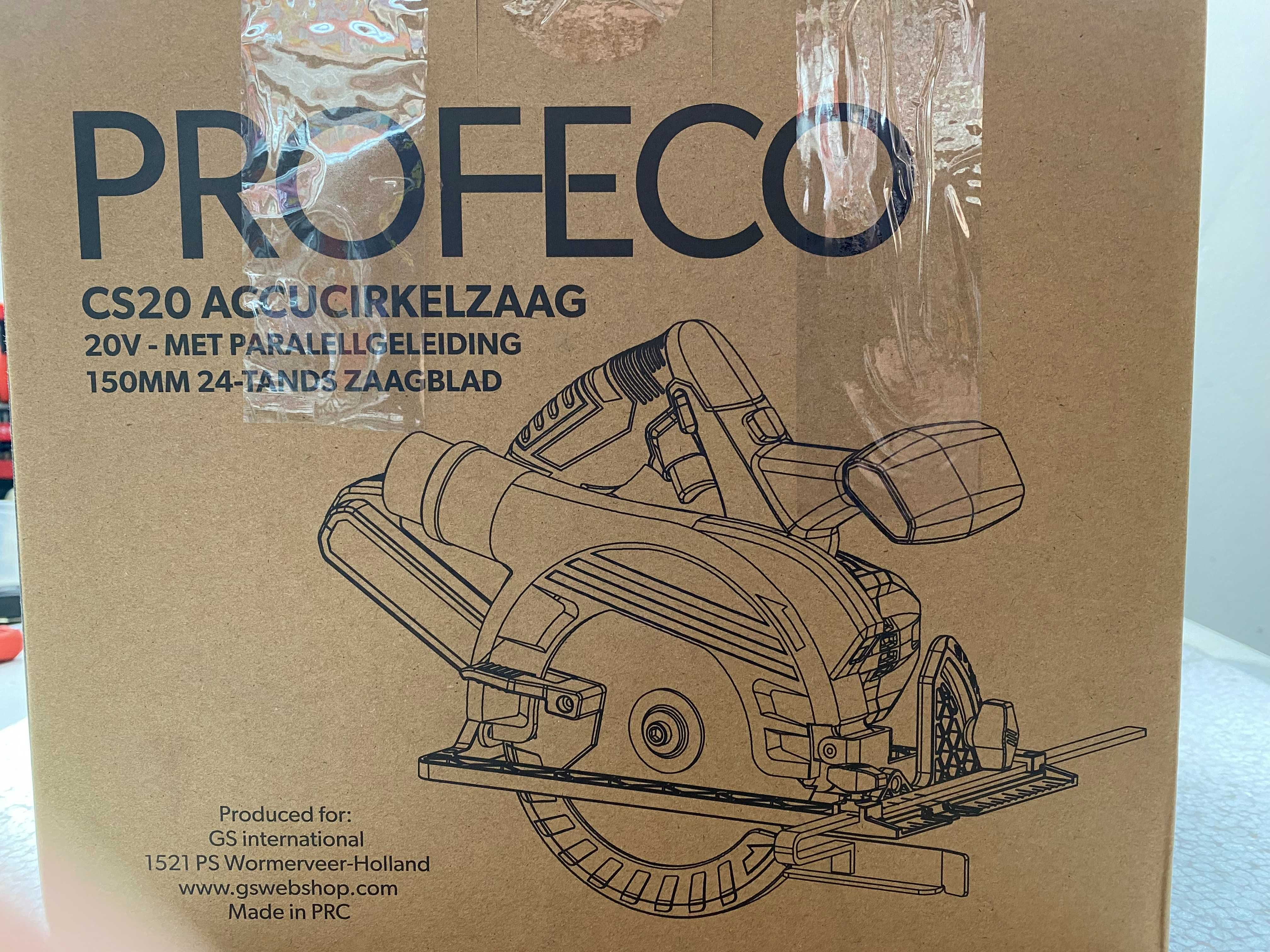 Fierastrau circular de mana cu acumulator Profeco CS20
