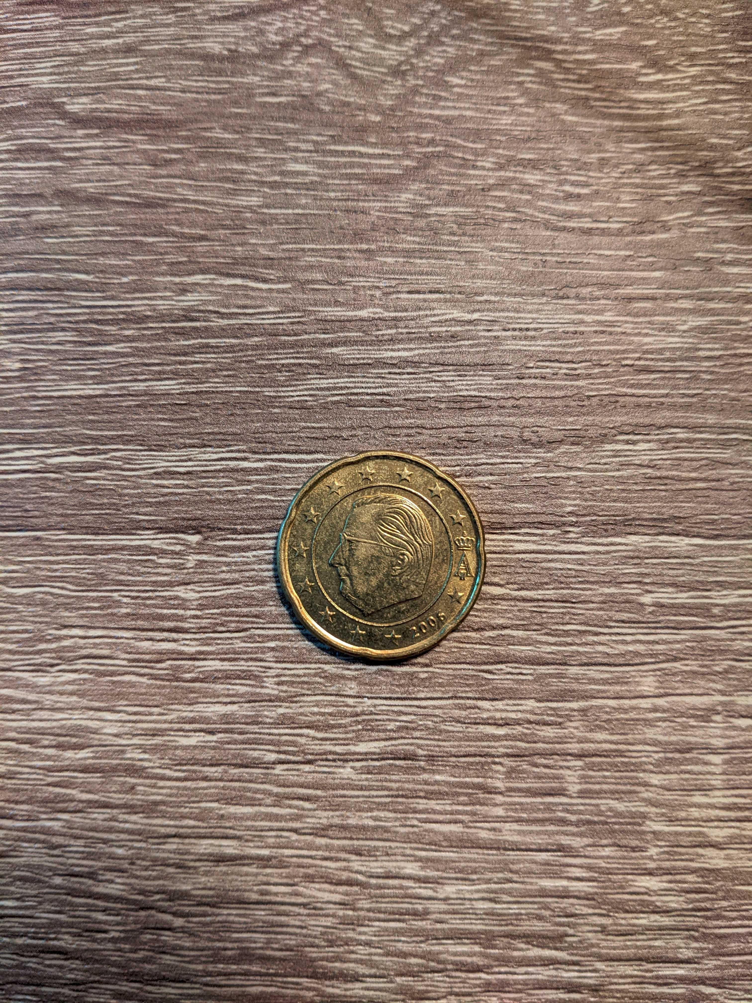 moneda 20 eurocent 2006 Belgia Albert II