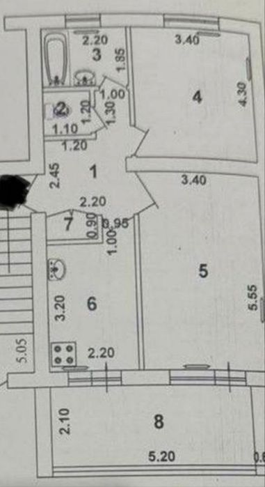 Продам 2/1/4,77 серии на метро Космонавты