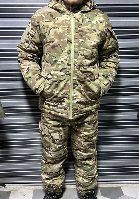 Зимная куртка и брюк утепленная. Тактический бушлат. Harbiy bushlat