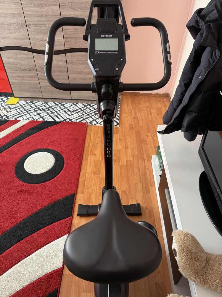 Велоергометър KETTLER, RIDE 100/GIRO C1 CLASSIC, 130 кг, Маховик 6 кг