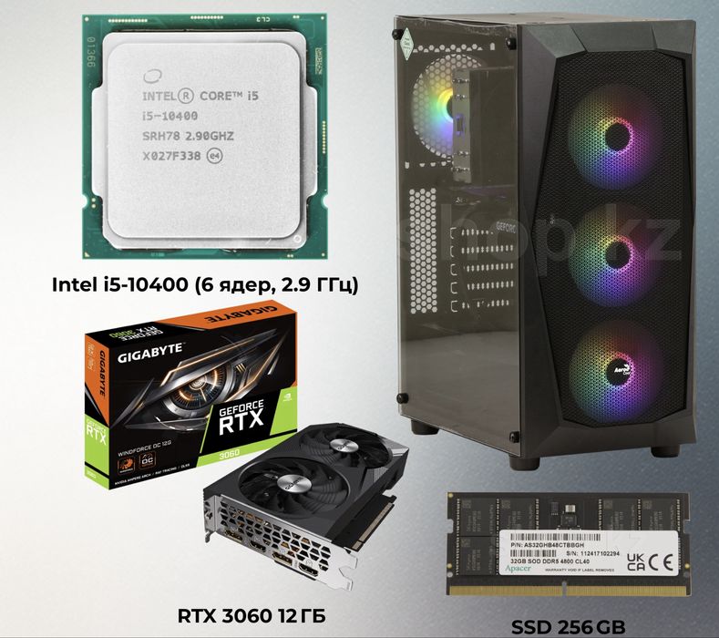 Системный блок (i5-10400 / 32GB / RTX 3060 12GB)
