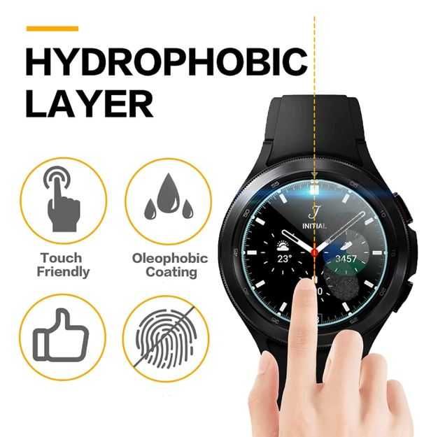 Set 2 folii sticla Samsung Galaxy Watch 4 Classic(46 mm)