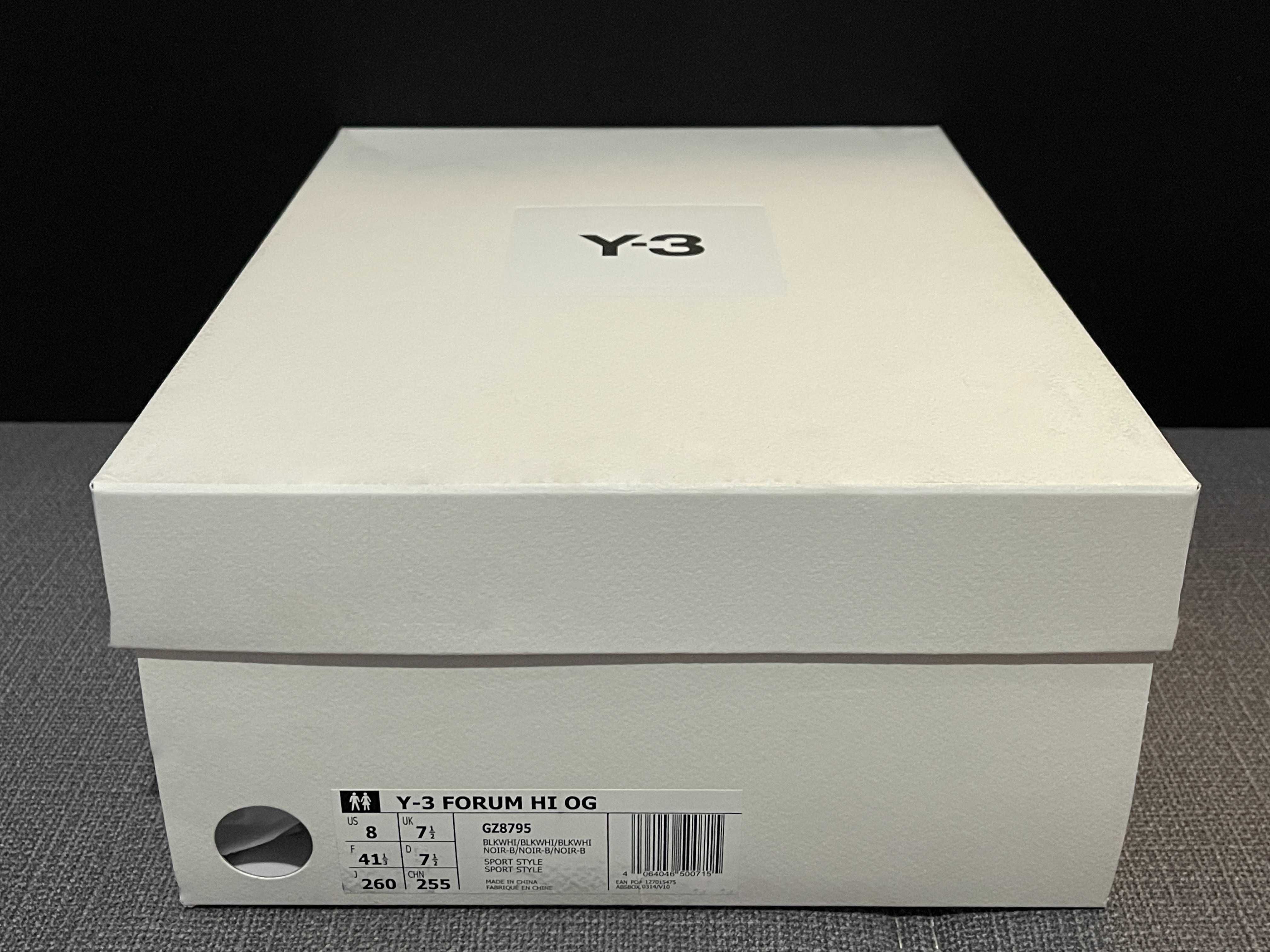 adidas Y-3 Yohji Yamamoto Forum Hi OG Triple Black (Factura/Garantie)