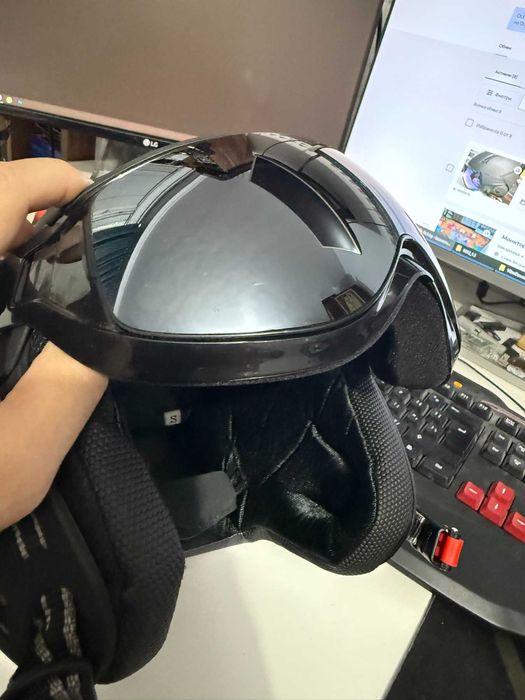 Diezz каска с очила за Ски / сноуборд размер S