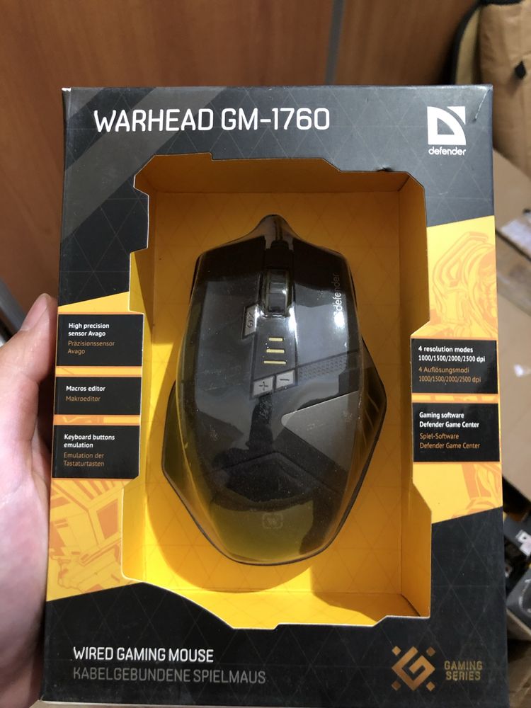 Игровая мышь Defender, в идеальном состоянии