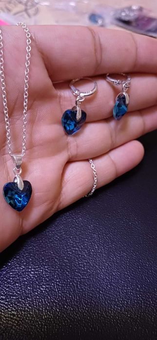 Argint 925 dama lănțisor și cercei