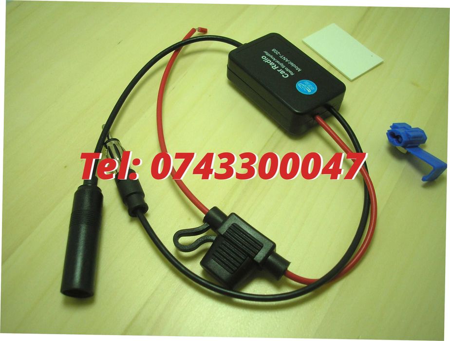 Amplificator Pentru Semnal Antena Radio Auto Fm 12v