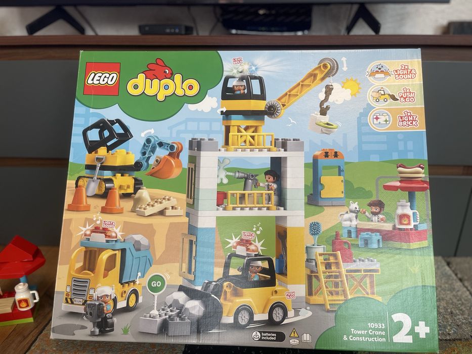 Лего Дупло 10933 Lego Duplo строителни машини плюс още 190 елемента