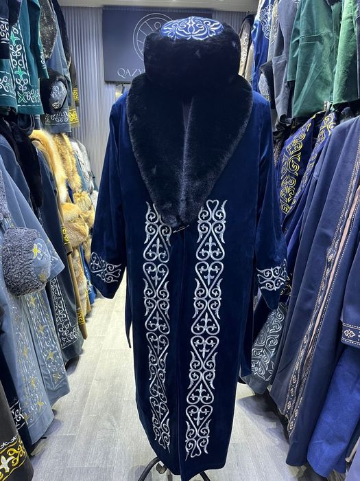 Шапан - жағалы - искуственный мех