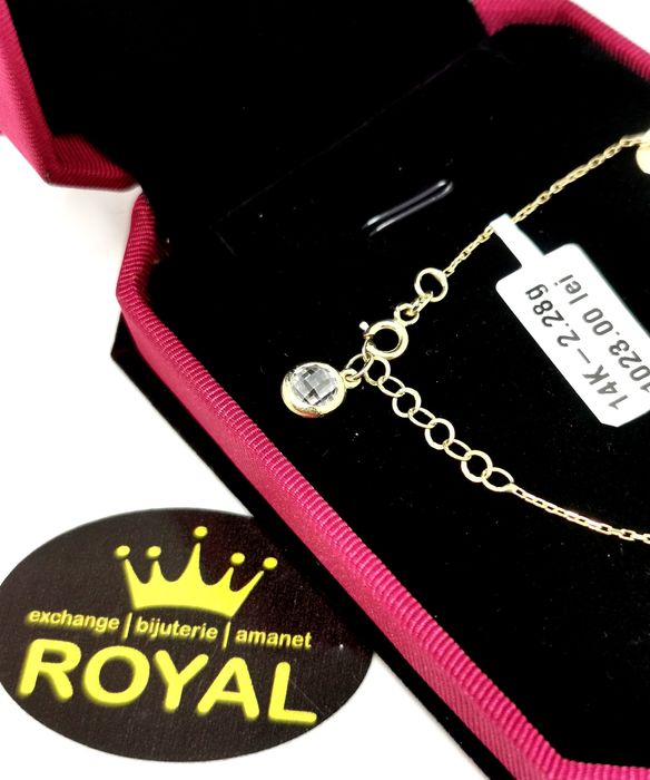 Bijuteria Royal bratara din aur 14k 2.28 gr