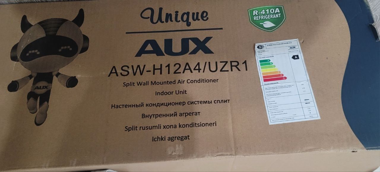 Кондиционер класс-A, модель: AUX ASW-H12A4/UZR1, UNIQUE