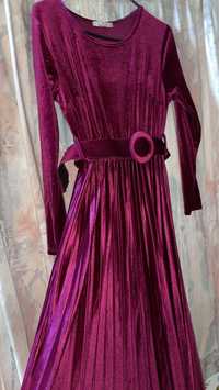 Rochie lungă roz