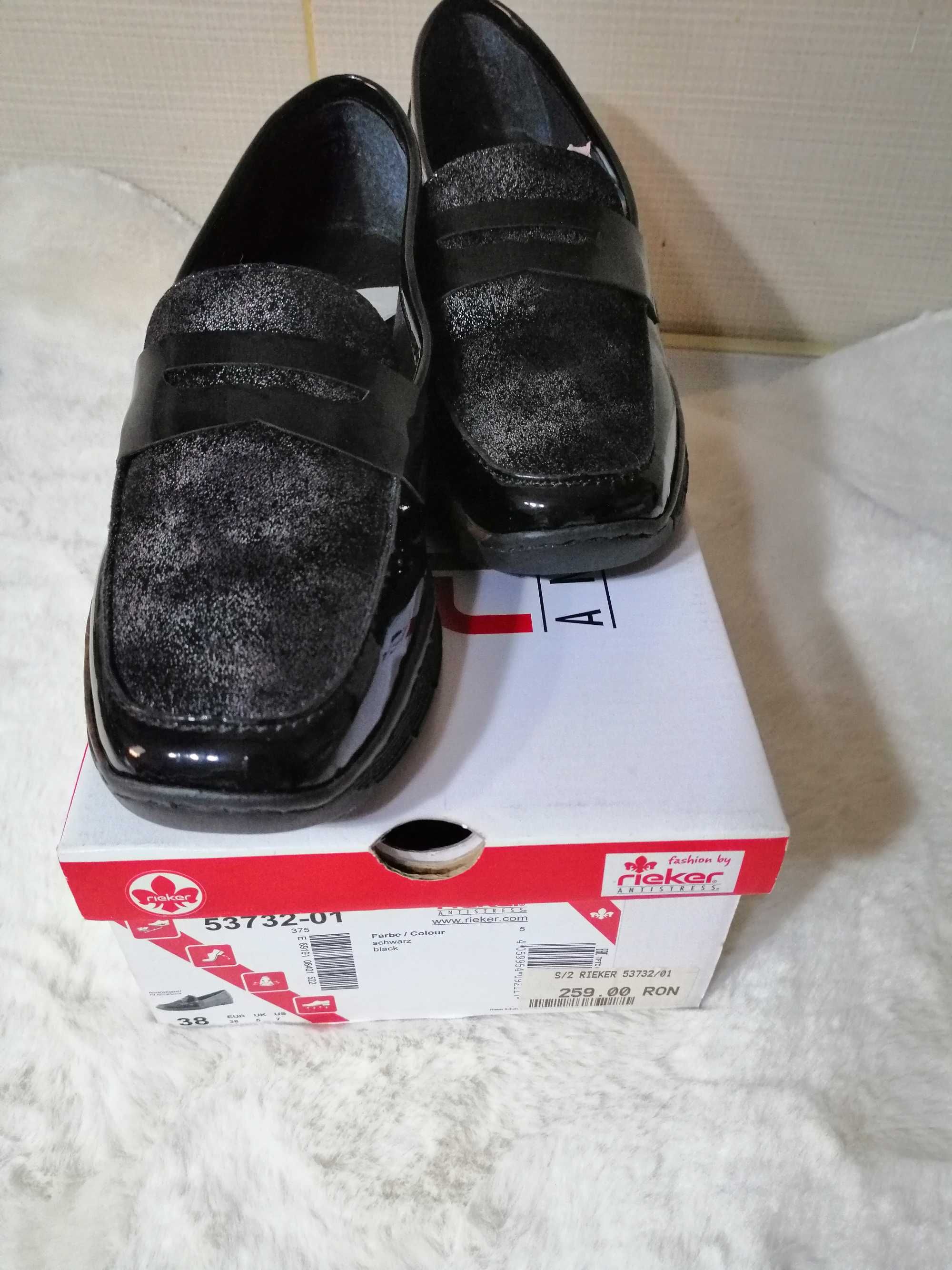 Pantofi RIEKER dama 38