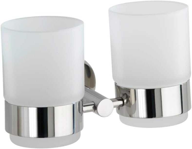 Suport periute dinti baie inox modern |WNK 202104 Alb