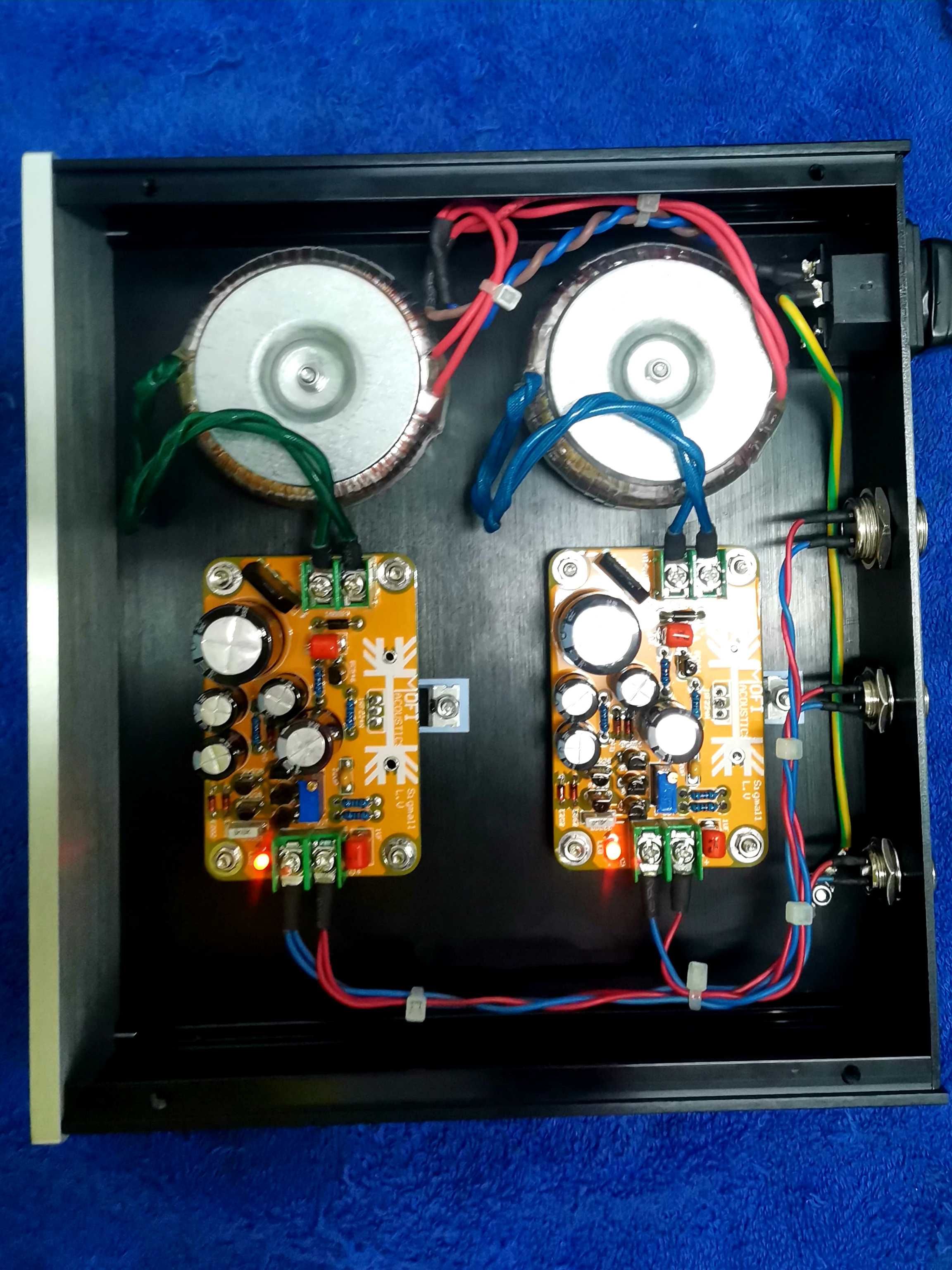Sursă alimentare liniară audiofilă 1x12v și 2x5v NOUĂ!