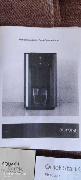Dozator de apa filtrata fierbinte sau rece Aqua Optima Aurora